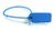 Tamper Evident Seal Pull-Tight Loks UnNumbered Blue Plastic 9 Inch  (100/PK)