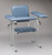 Blood Drawing Chair McKesson 1 Straight Arm / 1 Flip Up Arm Blue  (1/EA)