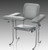 Blood Drawing Chair McKesson 1 Straight Arm / 1 Flip Up Arm Gray  (1/EA)