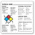 Pre-Printed Label UAL™ Warning Label White Paper Chemical Name _____ / Common Name ______ / Manufacturer _______ MSDS# ______ Date ____ Color Block Caution 2-1/2 X 2-1/2 Inch  (1/PK)