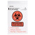 Specimen Transport Bag with Document Pouch McKesson 6 X 9 Inch Zip Closure Biohazard Symbol / Storage Instructions NonSterile  (100/PK)