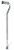 Offset Cane Guardian® Aluminum 30 to 39 Inch Height Black  (6/CS)