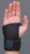 Wrist Splint GelFlex® Contoured Polymer Gel / Mineral Oil Left Hand Black Large  (1/EA)