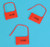 Extra-Large Heavy-Duty Padlock Seal Health Care Logistics Consecutively Numbered Red Acetal Resin 1-3/8 X 2-1/16 Inch  (100/PK)