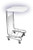 Hamper Stand Drive Medical Rolling Square Opening 36 to 42 gal. Capacity Foot Pedal Self-Closing Lid  (1/EA)
