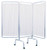 Privacy Screen Folding 3-Panel Vinyl  (1/EA)