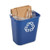 Recycling Container Deskside 28-1/8 Quart Rectangular Blue Open Top  (1/EA)