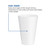 Drinking Cup Dart® 32 oz. White Styrofoam Disposable  (25/SL)