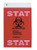 Specimen Transport Bag with Document Pouch 6 X 9 Inch Zip Closure STAT / Biohazard Symbol NonSterile  (100/PK)