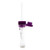 Safe-T-Fill® Capillary Blood Collection Tube K2 EDTA Additive 2.1 X 113 mm 150 µL Purple Pierceable Attached Cap Plastic Tube  (50/BG)