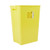 Chemotherapy Waste Container McKesson Prevent® Yellow Base 24-3/5 H X 17-3/10 W X 13 L Inch Vertical Entry 18 Gallon  (1/EA)