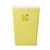 Chemotherapy Waste Container McKesson Prevent® Yellow Base 24-3/5 H X 17-3/10 W X 13 L Inch Vertical Entry 18 Gallon  (1/EA)