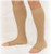 Compression Stocking Truform® Knee High Large Beige Open Toe  (1/EA)