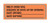 Pre-Printed Label UAL™ Anesthesia Label Fluorescent Red Paper Mutildose Syringe Label  (1/RL)