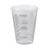Graduated Drinking Cup Solo® Ultra Clear™ 10 oz. Clear Plastic Disposable  (50/SL)