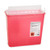Sharps Container McKesson Prevent® Translucent Red Base 10-3/4 H X 10-1/2 W X 4-3/4 D Inch Horizontal Entry 1.25 Gallon  (10/BX)