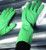 Utility Glove Medium Nitrile Green Straight Cuff NonSterile  (1/PK)