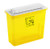 Chemotherapy Waste Container AP Line Yellow Base 12 L X 4-1/2 W X 10-4/5 H Inch Horizontal Entry 1.35 Gallon  (12/CS)