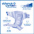 Unisex Adult Incontinence Brief Attends® DermaDry™ Plus Medium Disposable Moderate Absorbency  (24/BG)