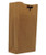 Grocery Bag Duro® Brown Kraft Recycled Paper #2  (500/CS)