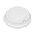 Dome Lid Traveler® White, Polystyrene, Sip Hole, Hot Applications  (100/SL)