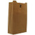 Grocery Bag Duro® Brown Kraft Recycled Paper #3  (500/CS)