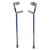 Pediatric Forearm Crutches, Large, Knight Blue, Pair