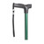 Comfort Grip T Handle Cane, Forest Green