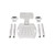 Premium Series Shower Chair with Back and Arms