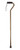 Foam Grip Offset Handle Walking Cane, Bronze