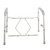 Heavy Duty Bariatric Folding Bedside Commode Chair