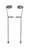 Lightweight Walking Forearm Crutches, Bariatric, 1 Pair