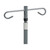 Economy Removable Top I. V. Pole, 2 Hook Top, Silver Vein