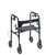 Clever Lite Walker Rollator, Adult, 8" Wheels, Flame Blue