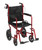 Lightweight Expedition Transport Wheelchair with Hand Brakes, Red