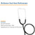 General Exam Stethoscope BASIC Black 1-Tube 22 Inch Tube Double Sided Chestpiece (M-1007587)
