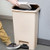 Trash Can Rubbermaid® Slim Jim® 13 gal. Rectangular Beige Plastic Step On,70940  (1/EA)