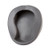 Pontoon Bedpan McKesson Graphite 2 Quart / 1893 mL,71199  (1/EA)