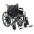 Sentra EC Heavy Duty Wheelchair, Detachable Desk Arms, Elevating Leg Rests, 24"Seat