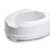 Raised Toilet Seat McKesson 4 Inch Height White 400 lbs. Weight Capacity,71716  (1/EA)