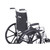 Poly Fly Light Weight Transport Chair Wheelchair with Swing away Footrests, 20" Seat
