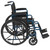 Blue Streak Wheelchair with Flip Back Desk Arms, Swing Away Footrests, 16" Seat