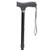 Folding Cane Flex-N-Go Aluminum 32-1/2 to 39-1/2 Inch Height Black,72246  (1/EA)