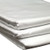 Bed Sheet Flat Sheet 66 X 104 Inch White Cotton 55% / Polyester 45% Reusable,72327  (12/DZ)