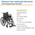 Lightweight Wheelchair McKesson Dual Axle Desk Length Arm Swing-Away Footrest Black Upholstery 18 Inch Seat Width Adult 300 lbs. Weight Capacity (M-1128892)