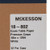 Table Paper McKesson 18 Inch Width White Crepe (M-113109)