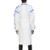 Chemotherapy Procedure Gown One Size Fits Most White Sterile ASTM F739-12 Disposable,72717  (50/CT)