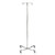 IV Stand Floor Stand McKesson 2-Hook 4-Leg, Rubber Wheels,72826  (1/EA)