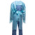 Protective Procedure Gown One Size Fits Most Blue NonSterile Not Rated Disposable,73014  (15/BX)
