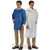 Lab Coat LabMates® Blue Small Knee Length Disposable,73047  (10/BG)